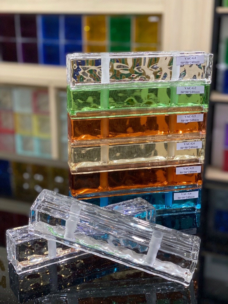 GẠCH KÍNH KHỐI ĐẶC LỖ G6 - Daisan Mart