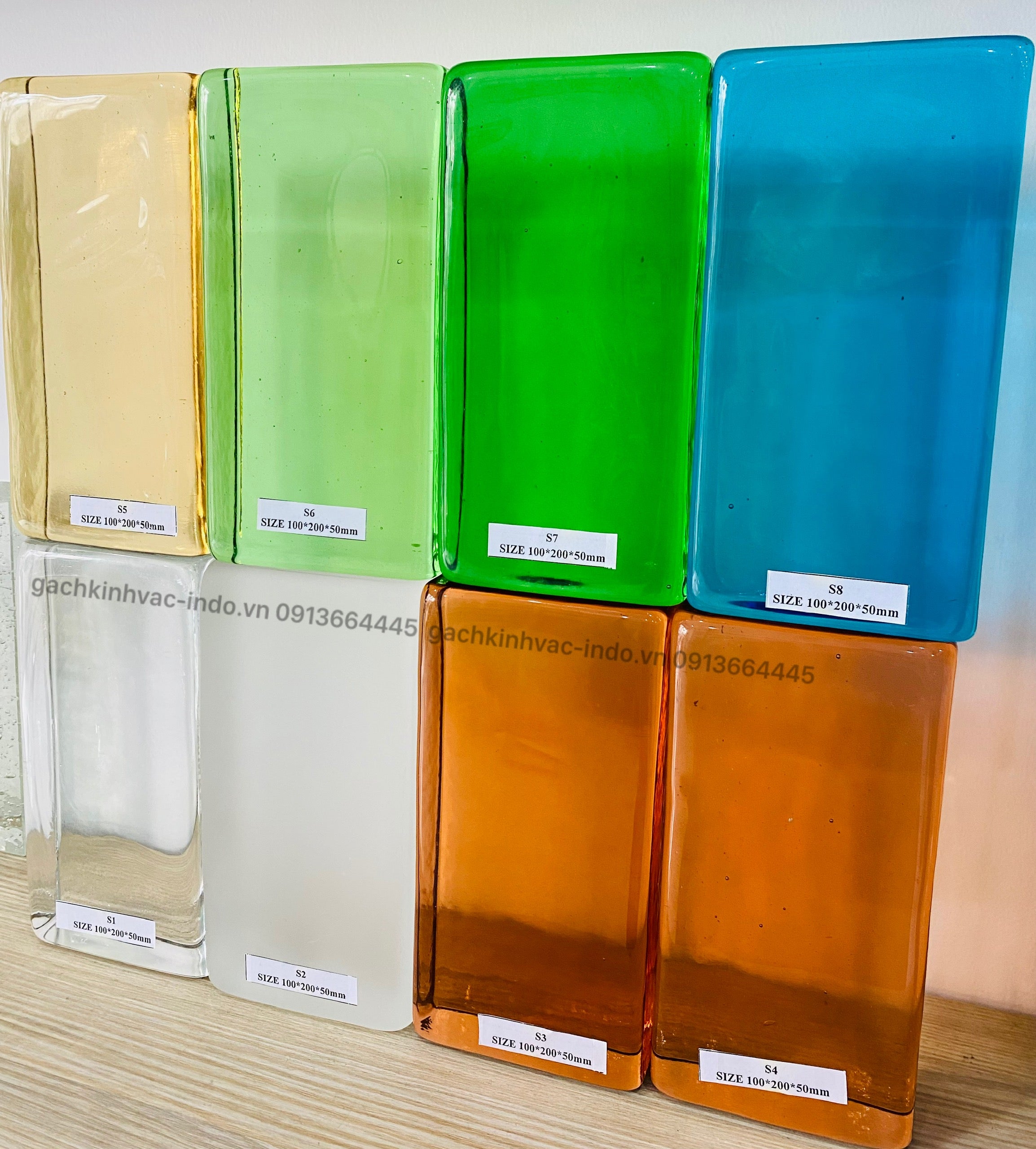 GẠCH KÍNH KHỐI ĐẶC S6 - Daisan Mart