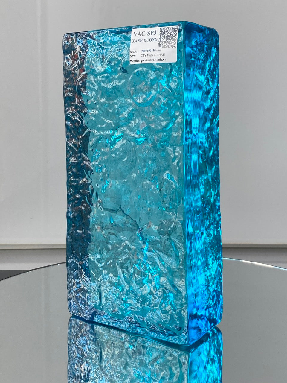Gạch Kính Khối Đặc SP3-Xanh Dương - Daisan Mart