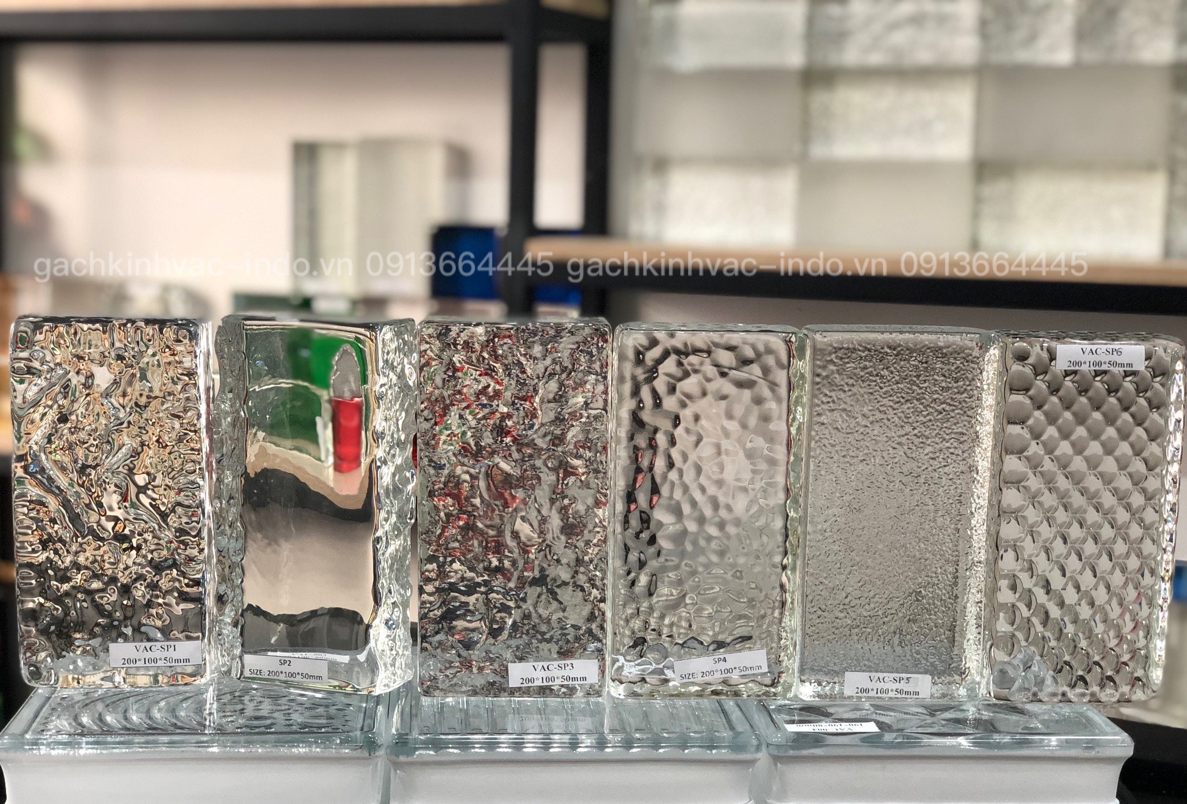 Gạch kính khối đặc SP6 - Daisan Mart