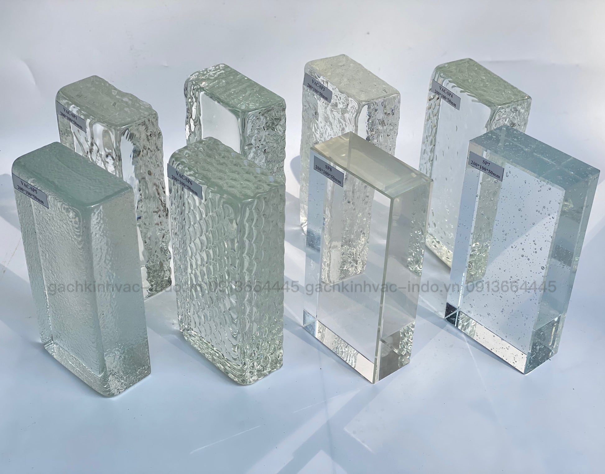 gạch kính khối đặc SP7 - Daisan Mart