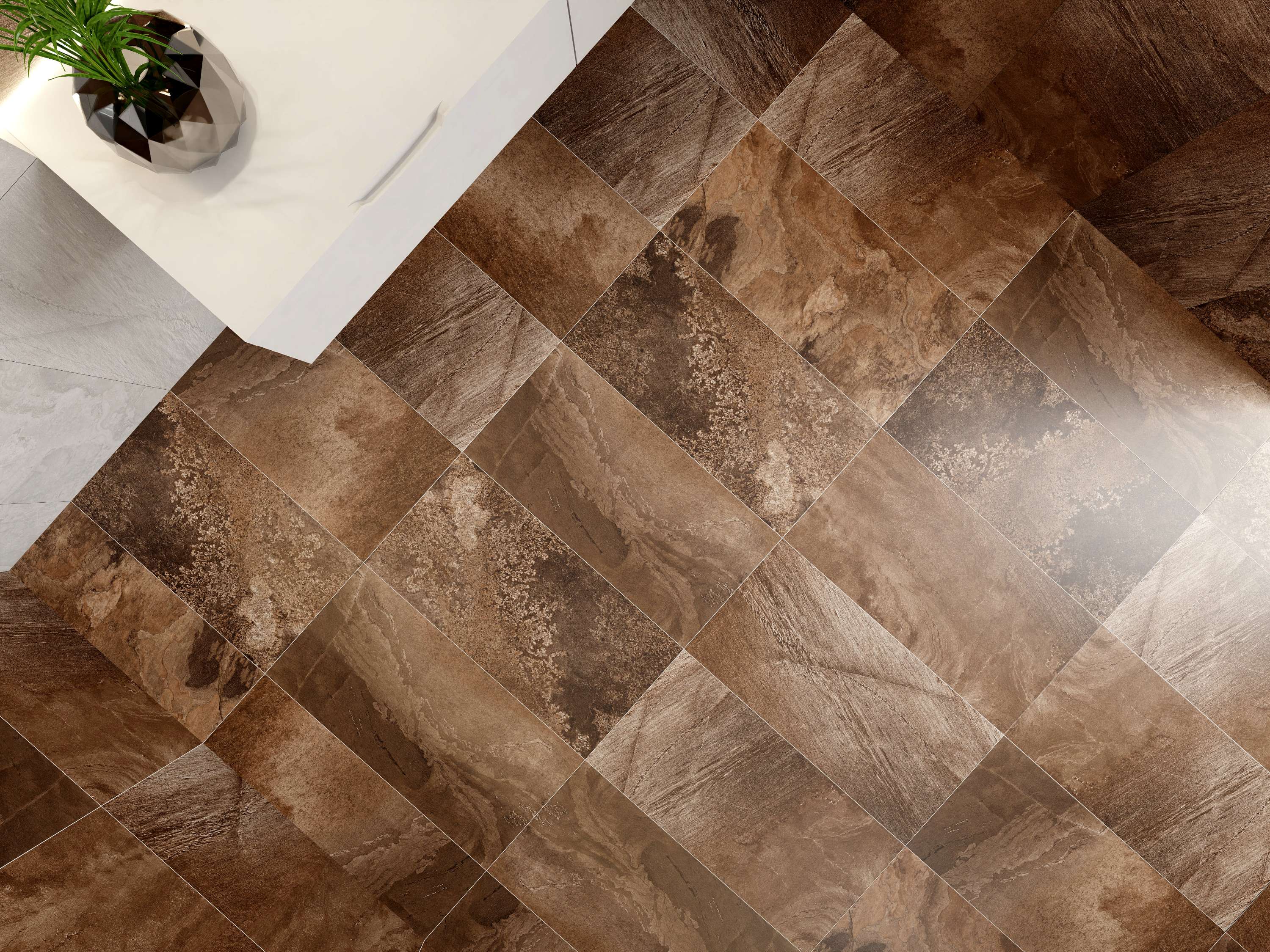 Gạch Men Matt Tinh Thể Đậm 400x800 Mã C48CD703 - Daisan Mart