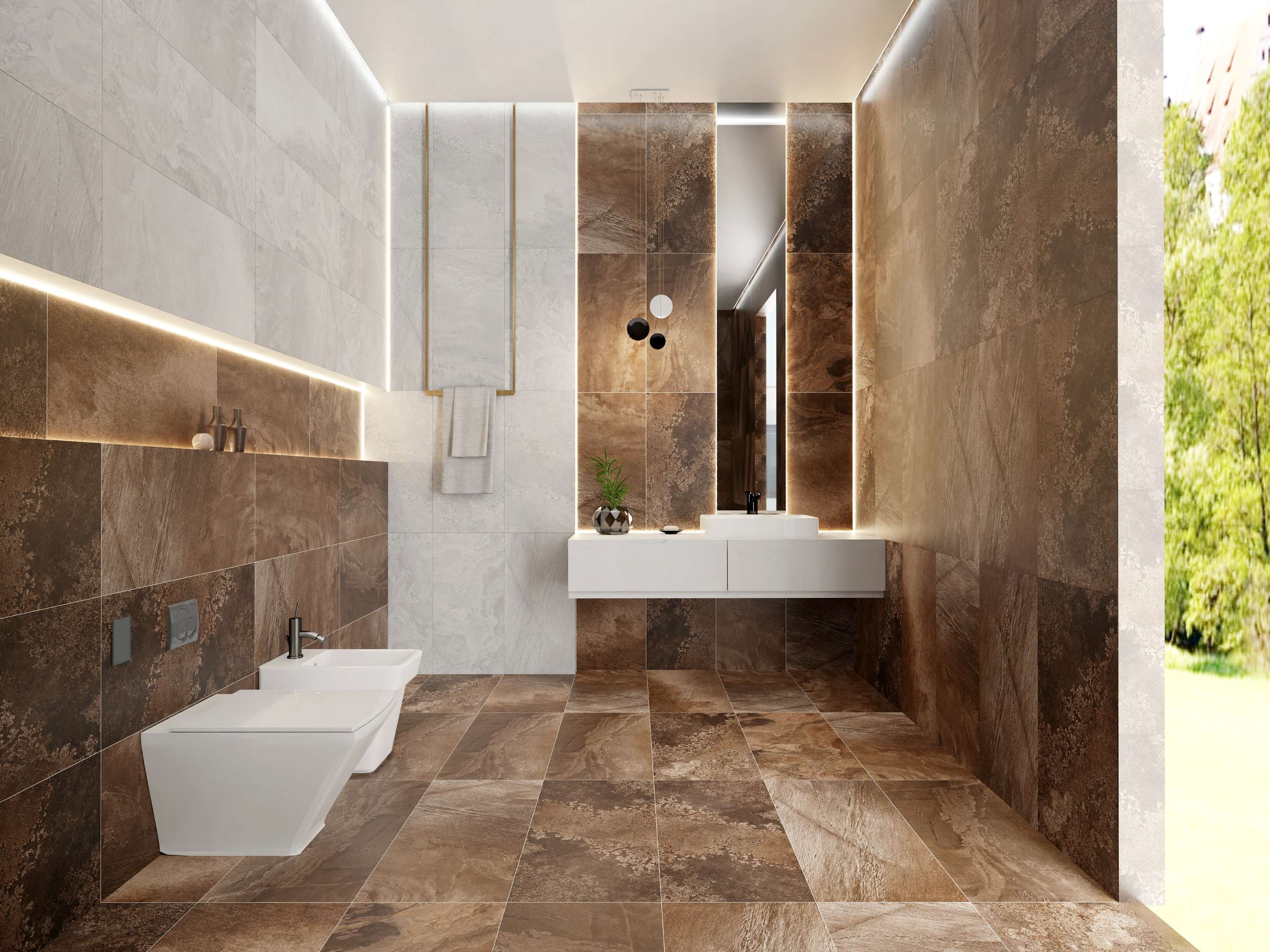 Gạch Men Matt Tinh Thể Đậm 400x800 Mã C48CD703 - Daisan Mart