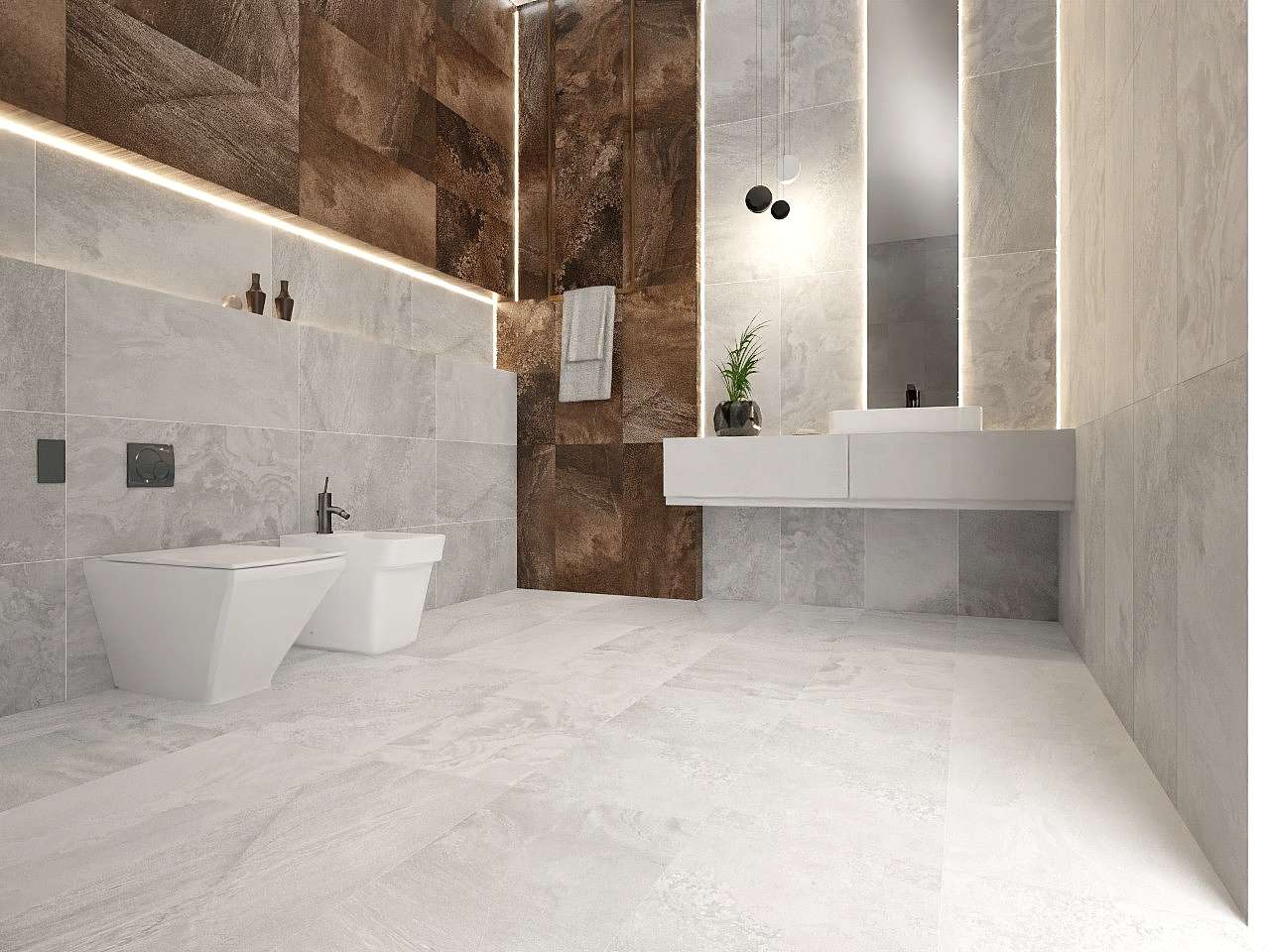 Gạch Men Matt Tinh Thể Nhạt 400x800 Mã C48CD702 - Daisan Mart
