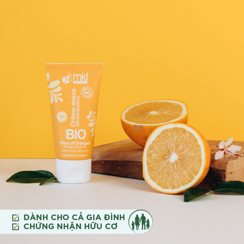 MKL Certified Organic Hand Cream Orange Blossom 50ml