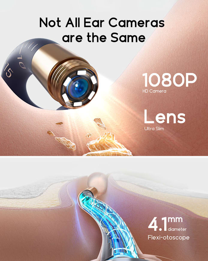 Bebird I35R - Wireless HD Ear Cleaning Headphones