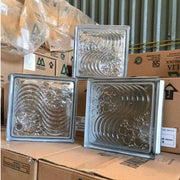Indo Glass Brick, Sponge, Size 190x190x80mm (1 box/6 pieces/0.24m2)