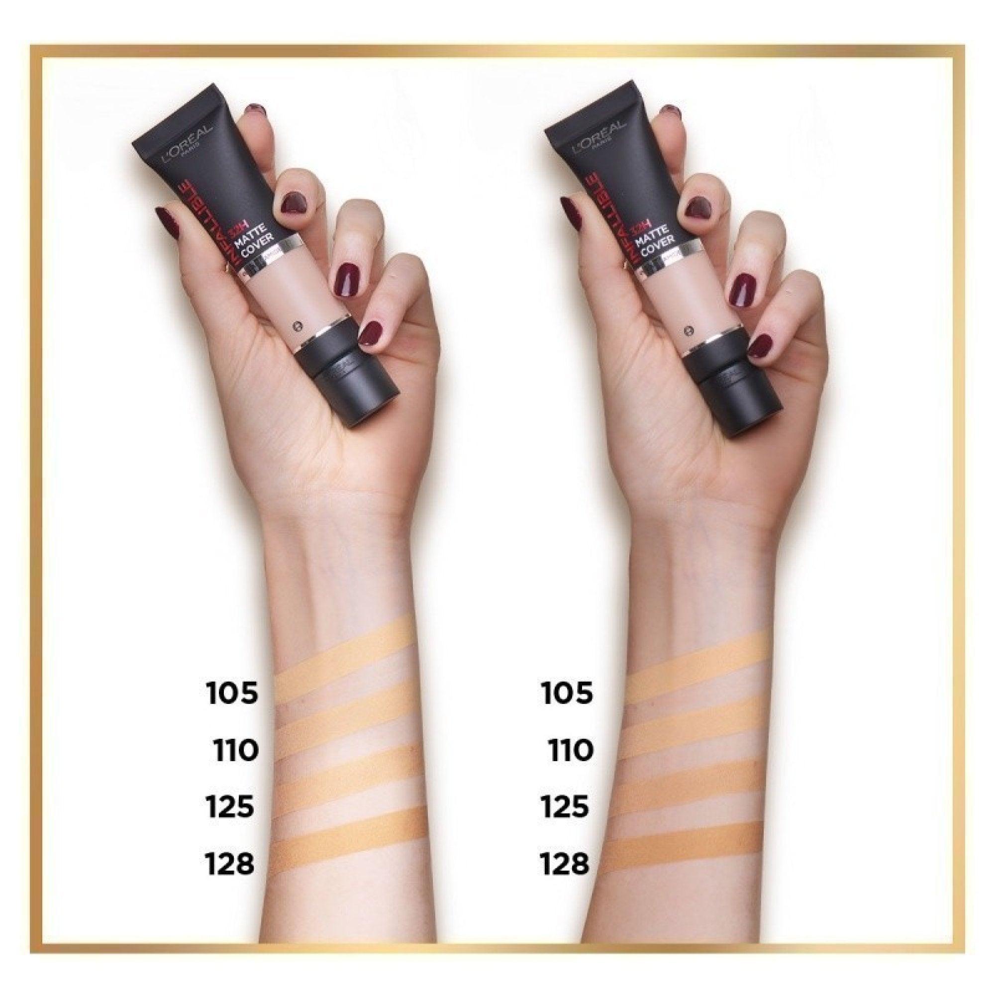 Kem Nền Loreal Paris Infallible 32H Matte Cover Foundation 30ml