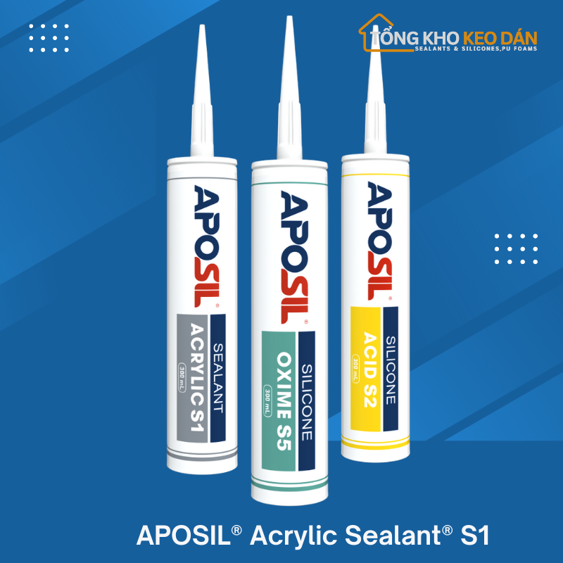 Aposil Acrylic Silicone Sealant S1 
