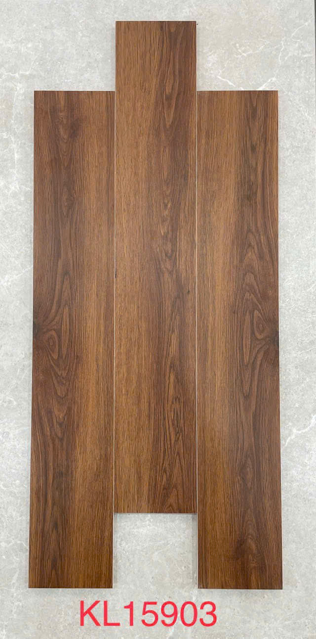 Gạch giả gỗ mài cạnh 150x900 mã KL-15903 - Daisan Mart