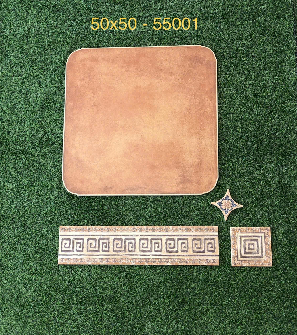 Gạch ốp nền giả cổ 500x500 KL-55001 - Daisan Mart