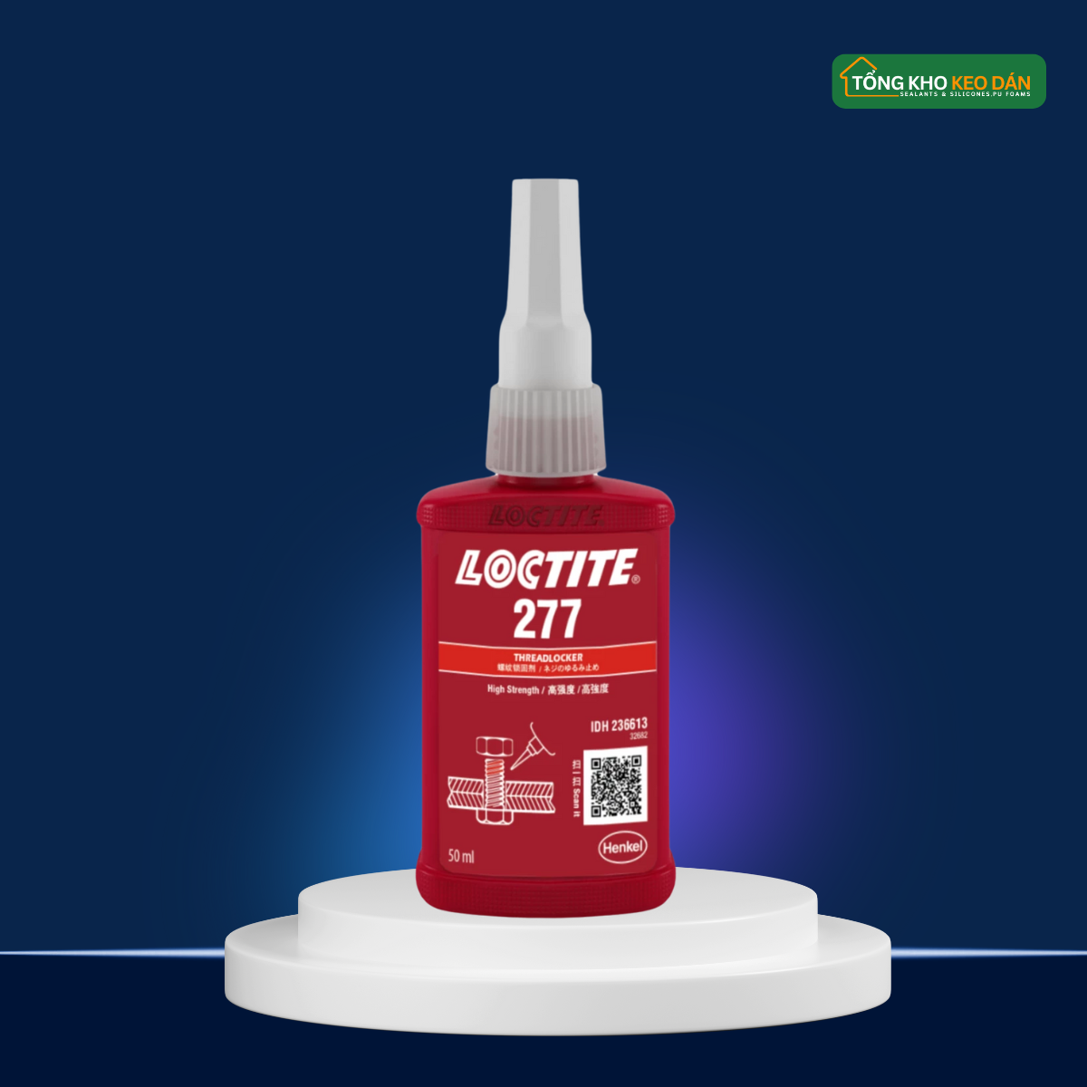 Loctite 277 high locking force threadlocker 