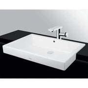 High-end washbasin semi-recessed lavabo LW646JWFW LW646JW-F#W