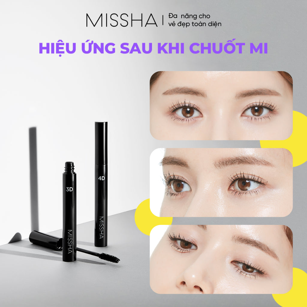 Missha The Style 4D Mascara Keeps Lashes Thick and Curly 7G