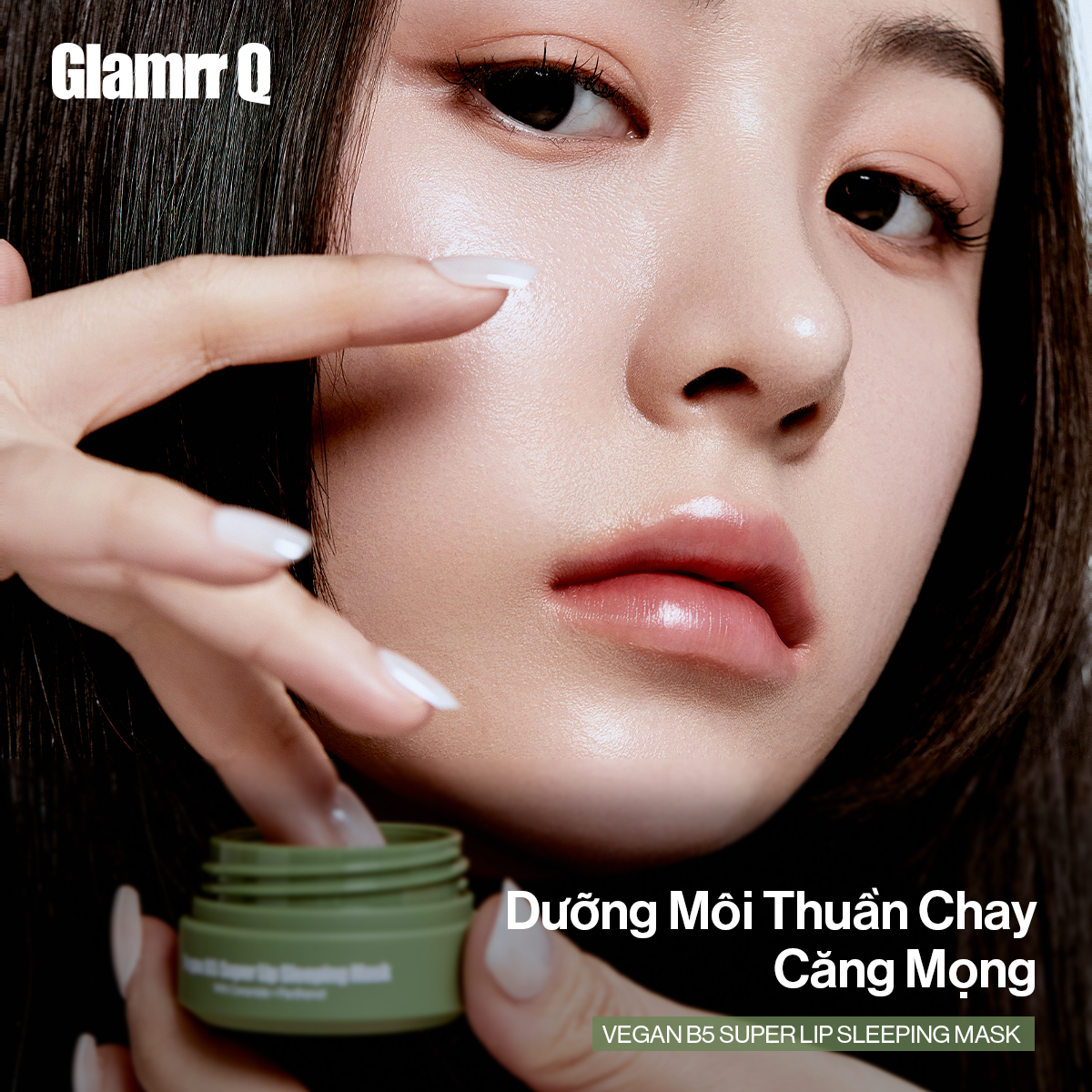 Mặt Nạ Ngủ Dưỡng Môi Glamrr Q Vegan B5 10ml