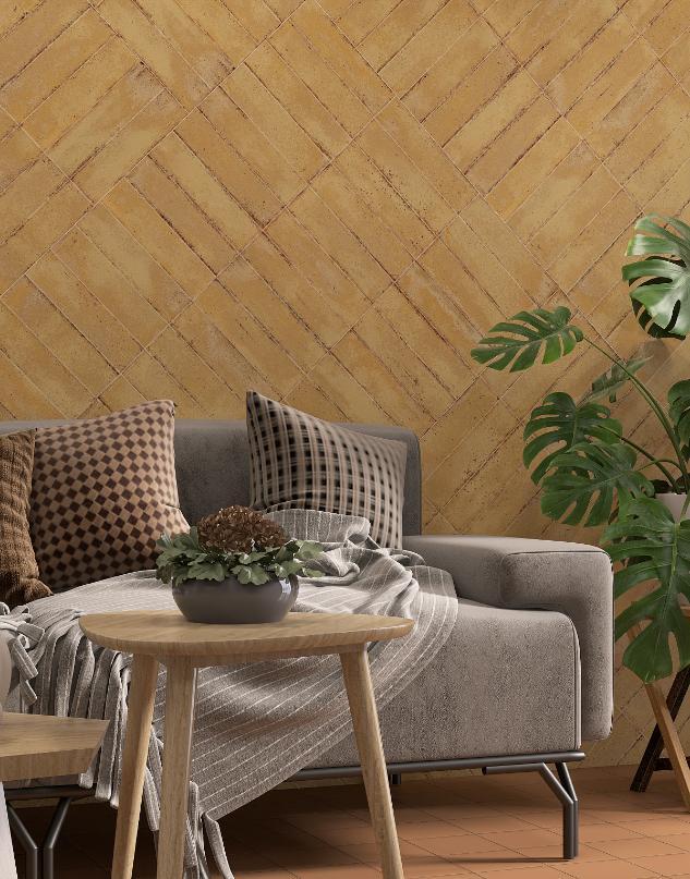Flat matte porcelain tile size 75x300 code MD7536G11