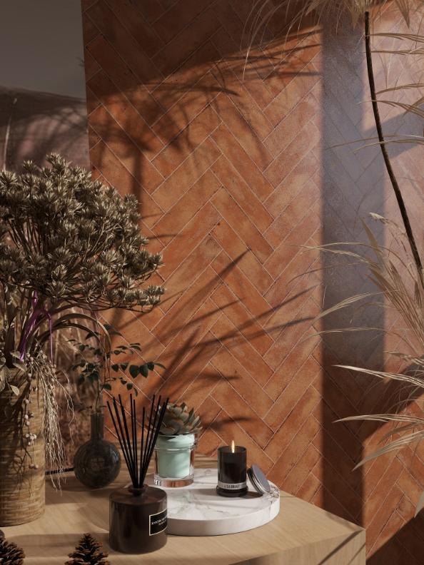 Flat metallic matte porcelain tile, size 75x300, code MD7536G18-SG
