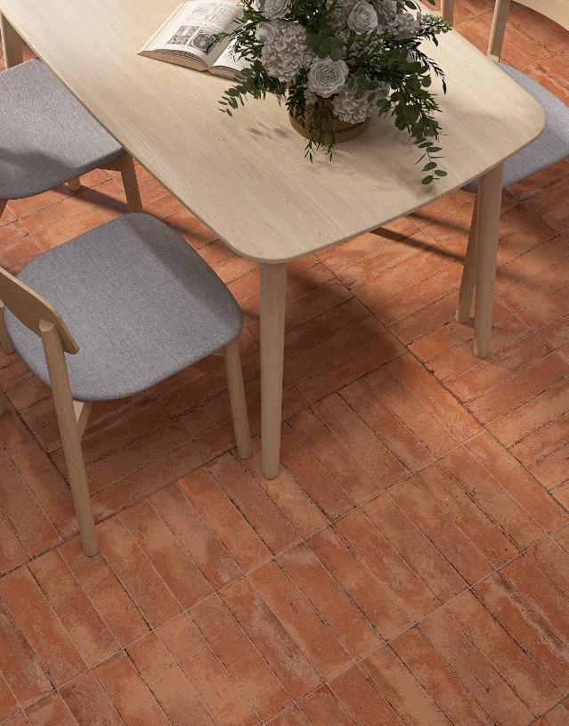 Flat matte porcelain tile size 75x300 code MD7536G22