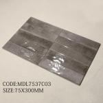 Glossy porcelain tile, size 75x300mm MDL7537C03