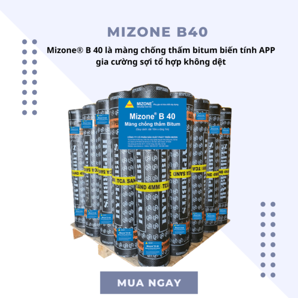 Mizone B40 – Bitumen waterproofing membrane 