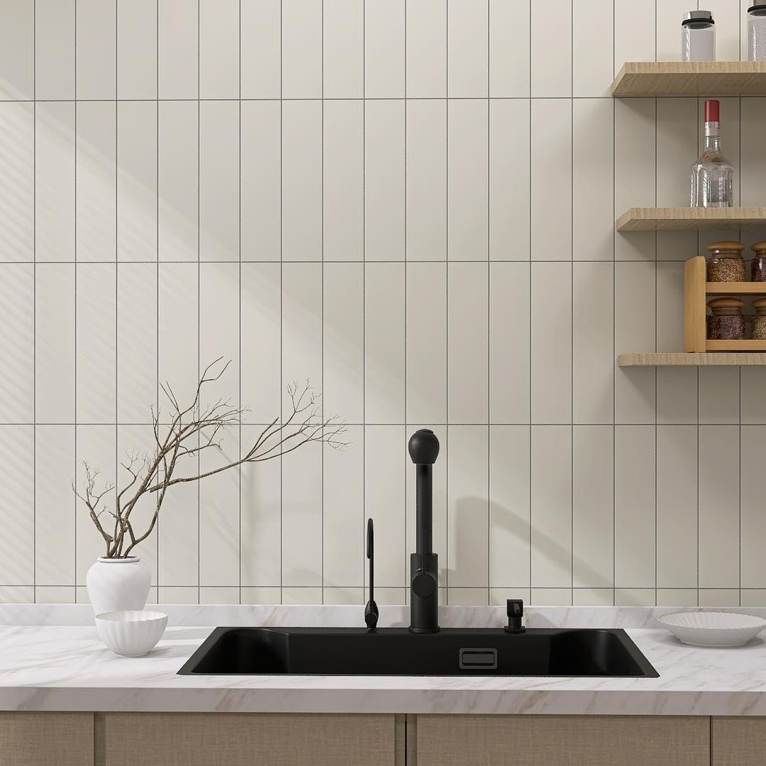 Matte ceramic tile, size 75x300mm, code 0312P