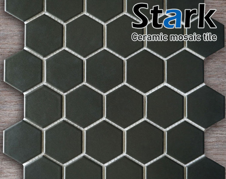 Monochrome Hexagonal Mosaic 5159HM51419