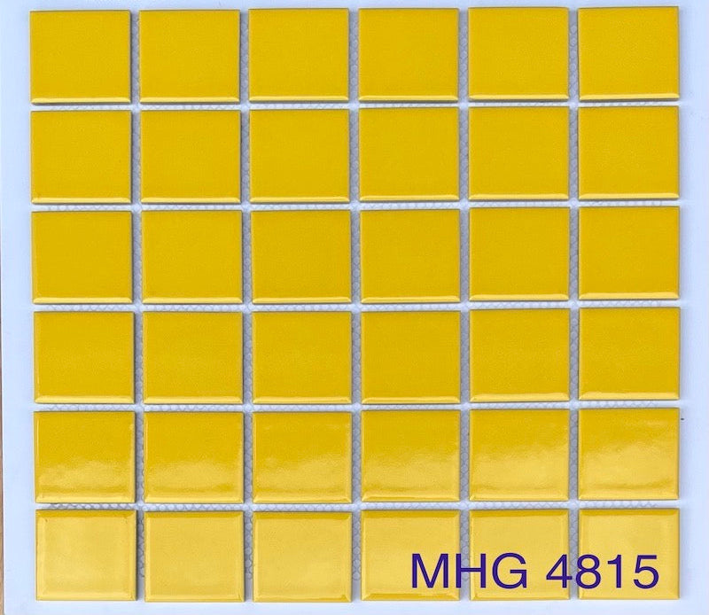 Gạch Mosaic Gốm Sứ Màu Vàng MHG 4815 - Daisan Mart
