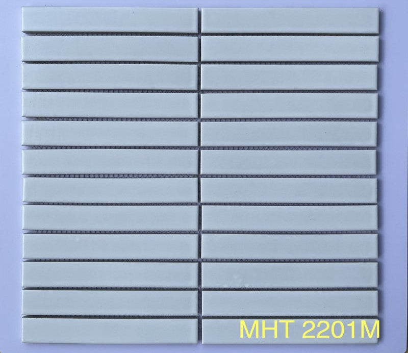 Gạch Mosaic Que Đũa 2201M Màu Trắng - Daisan Mart