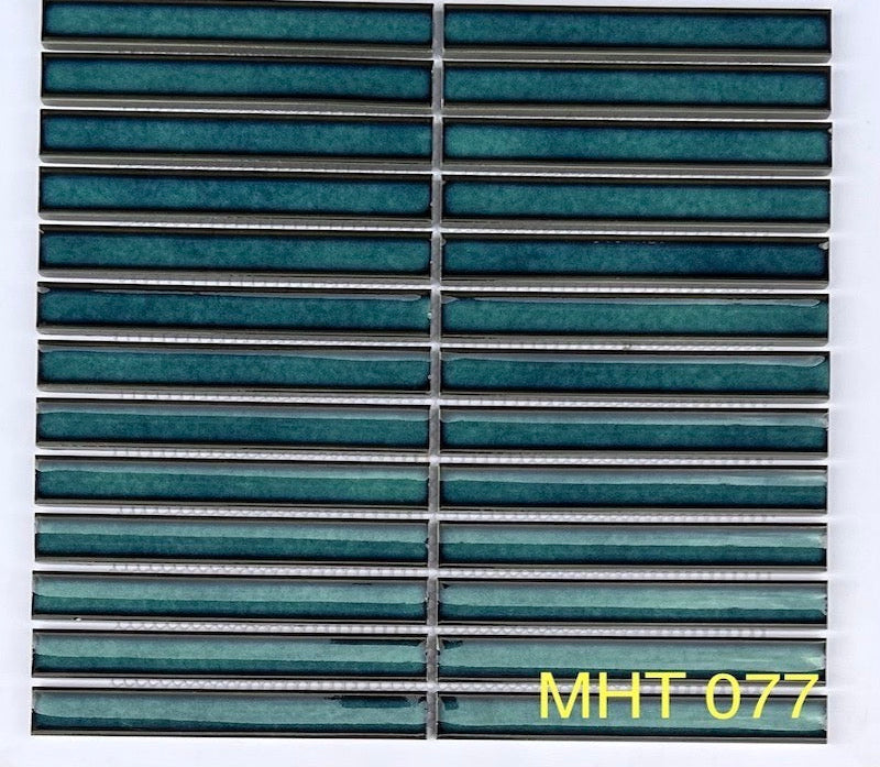Gạch Mosaic Que Đũa Màu Xanh Biển MHT 077 - Daisan Mart
