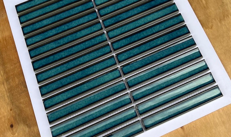 Gạch Mosaic Que Đũa Màu Xanh Biển MHT 077 - Daisan Mart