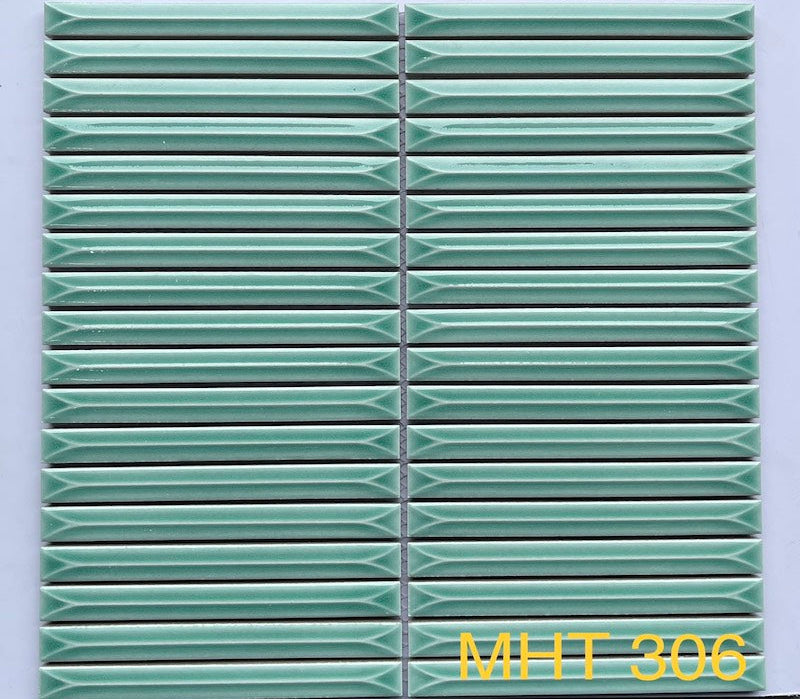 Gạch Mosaic Que Đũa MHT 306 Màu Xanh Ngọc - Daisan Mart