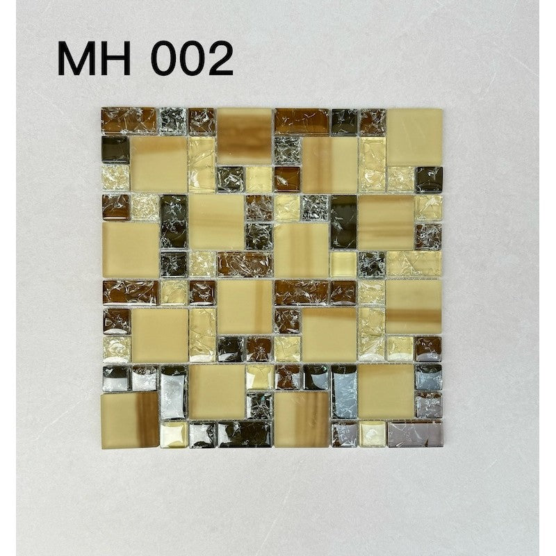 Gạch mosaic thủy tinh cao cấp MH 002 - Daisan Mart