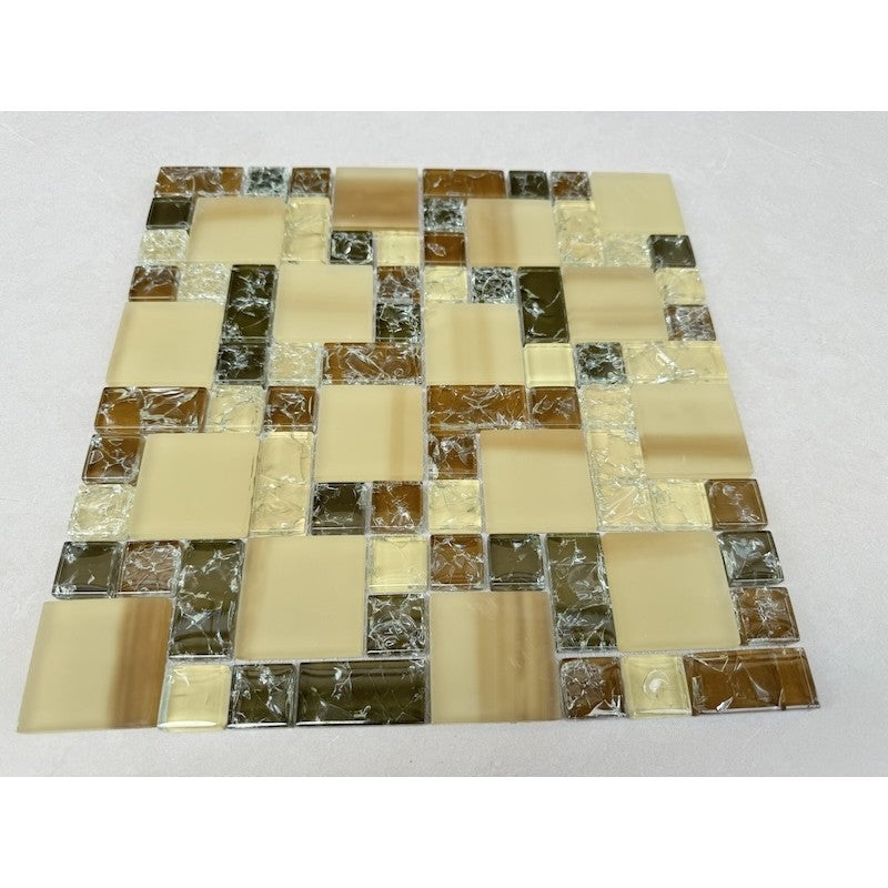 Gạch mosaic thủy tinh cao cấp MH 002 - Daisan Mart