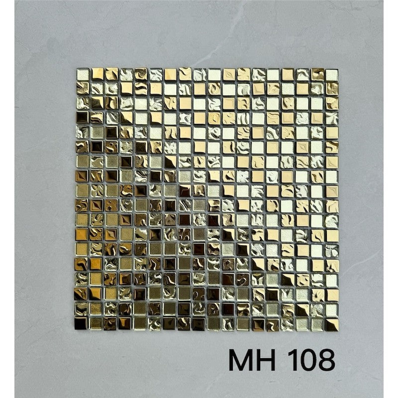 Gạch mosaic thủy tinh cao cấp MH 108 - Daisan Mart