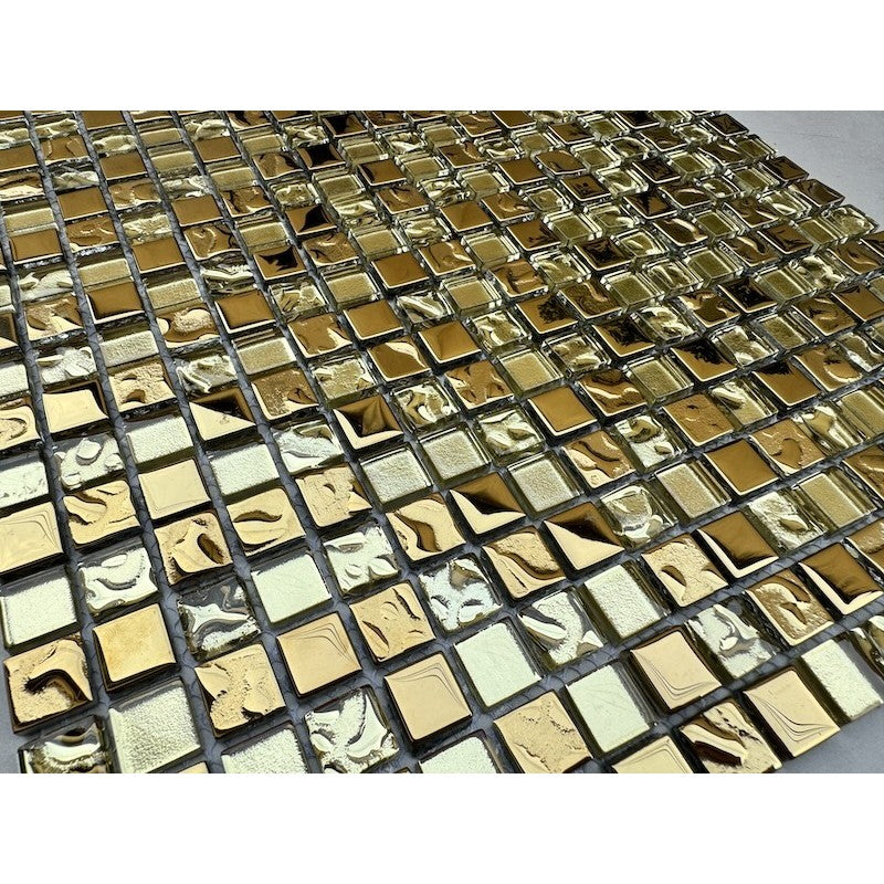 Gạch mosaic thủy tinh cao cấp MH 108 - Daisan Mart