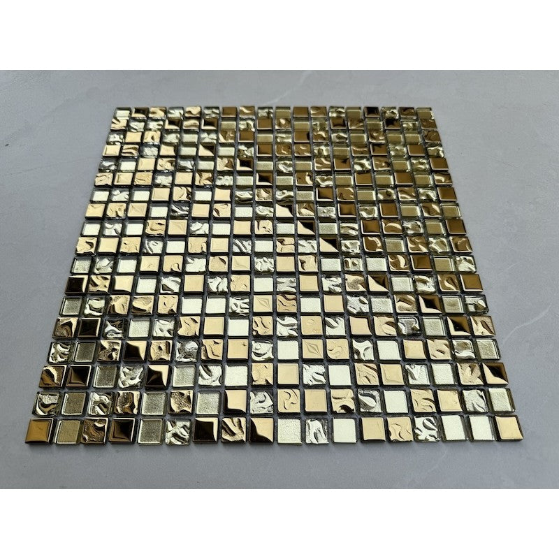 Gạch mosaic thủy tinh cao cấp MH 108 - Daisan Mart