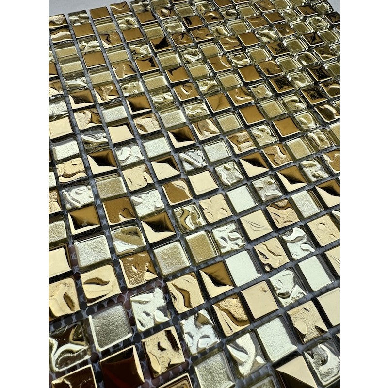 Gạch mosaic thủy tinh cao cấp MH 108 - Daisan Mart