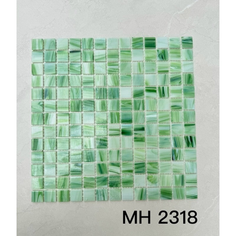 Gạch mosaic thủy tinh cao cấp MH 2318 - Daisan Mart