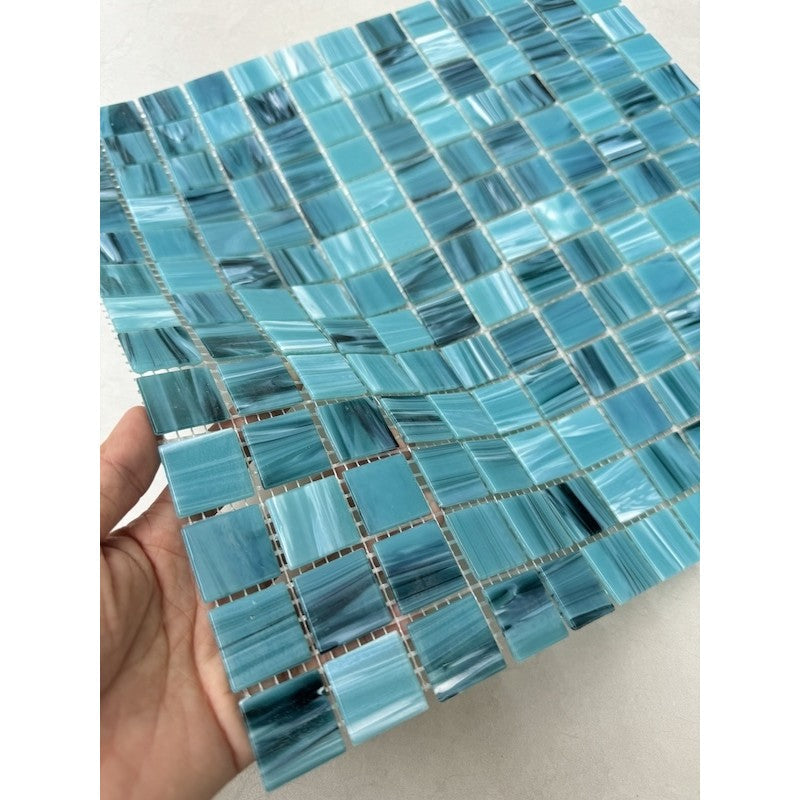 Gạch mosaic thủy tinh cao cấp MH 2338 - Daisan Mart