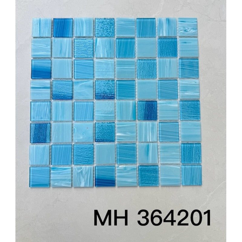 Gạch mosaic thủy tinh cao cấp MH 364201 - Daisan Mart