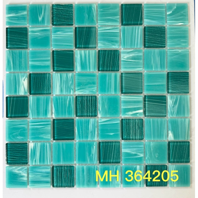 Gạch mosaic thủy tinh cao cấp MH 364205 - Daisan Mart