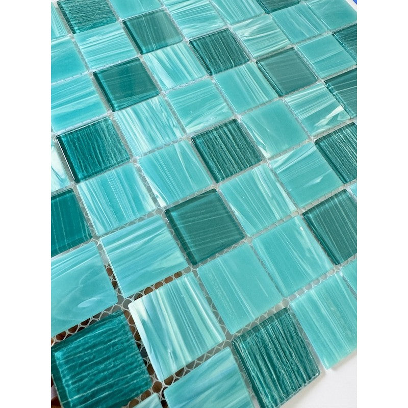Gạch mosaic thủy tinh cao cấp MH 364205 - Daisan Mart