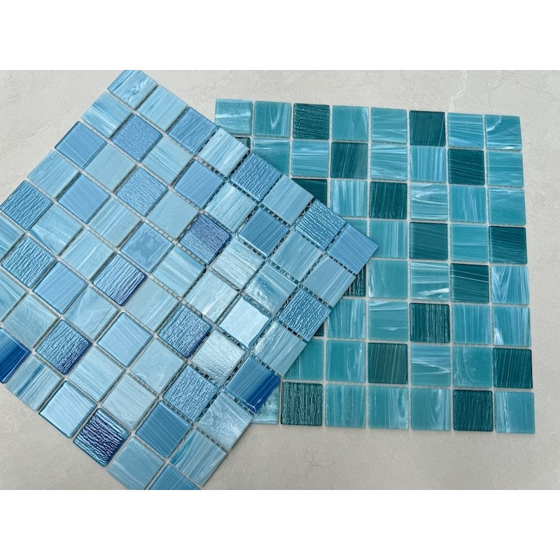 Gạch mosaic thủy tinh cao cấp MH 364205 - Daisan Mart