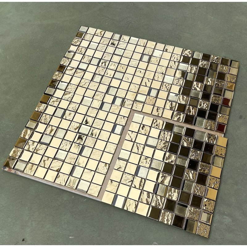 Gạch mosaic thủy tinh cao cấp MH 502 - Daisan Mart