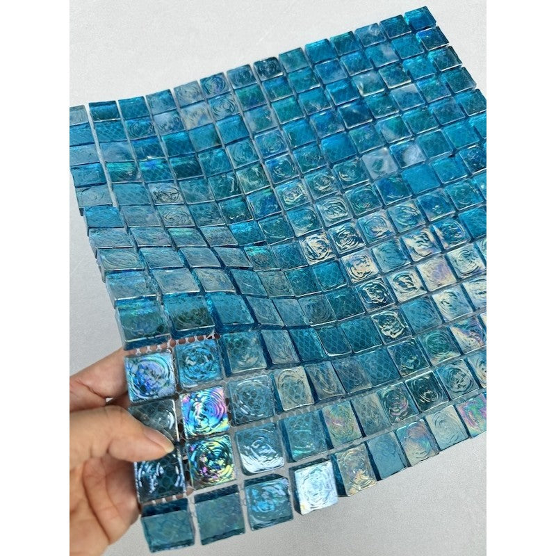 Gạch mosaic thủy tinh lấp lánh MH 001 - Daisan Mart