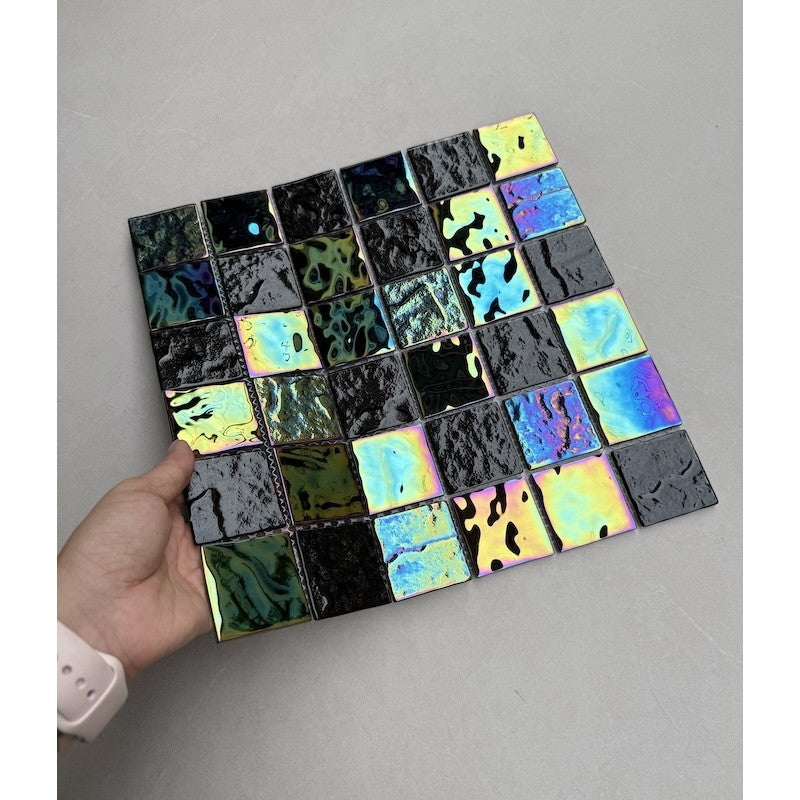 Gạch mosaic thủy tinh lấp lánh MH 7015 - Daisan Mart