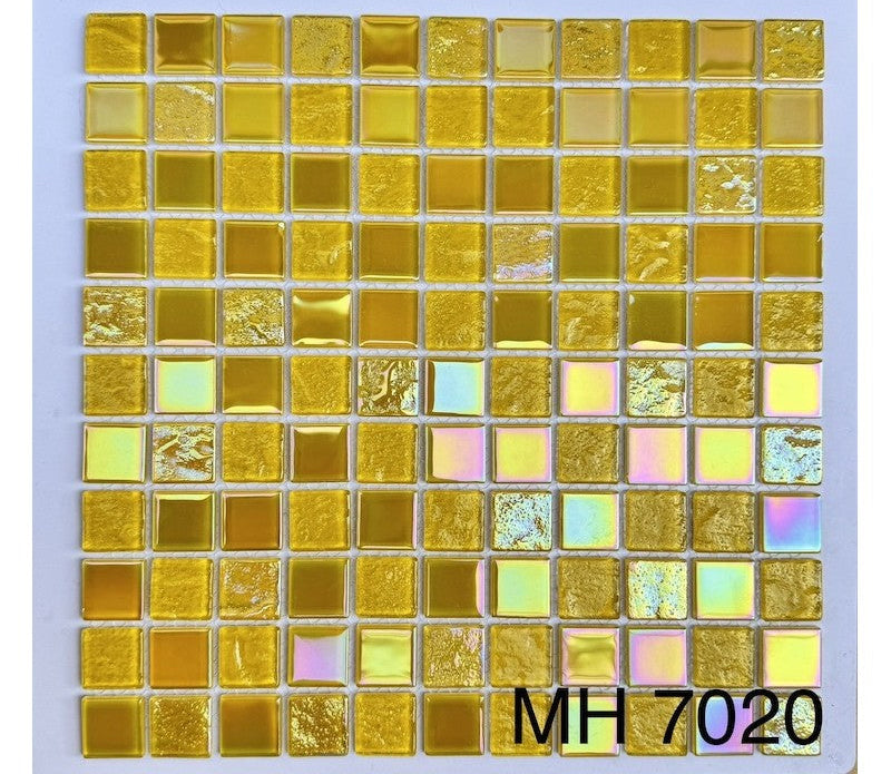 Gạch mosaic thủy tinh lấp lánh MH 7020 - Daisan Mart