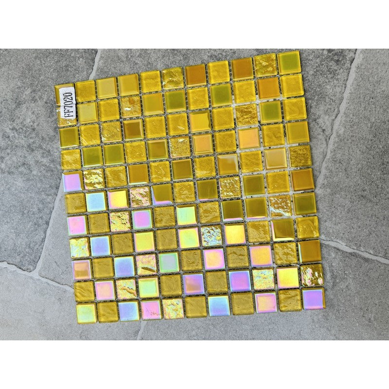 Gạch mosaic thủy tinh lấp lánh MH 7020 - Daisan Mart