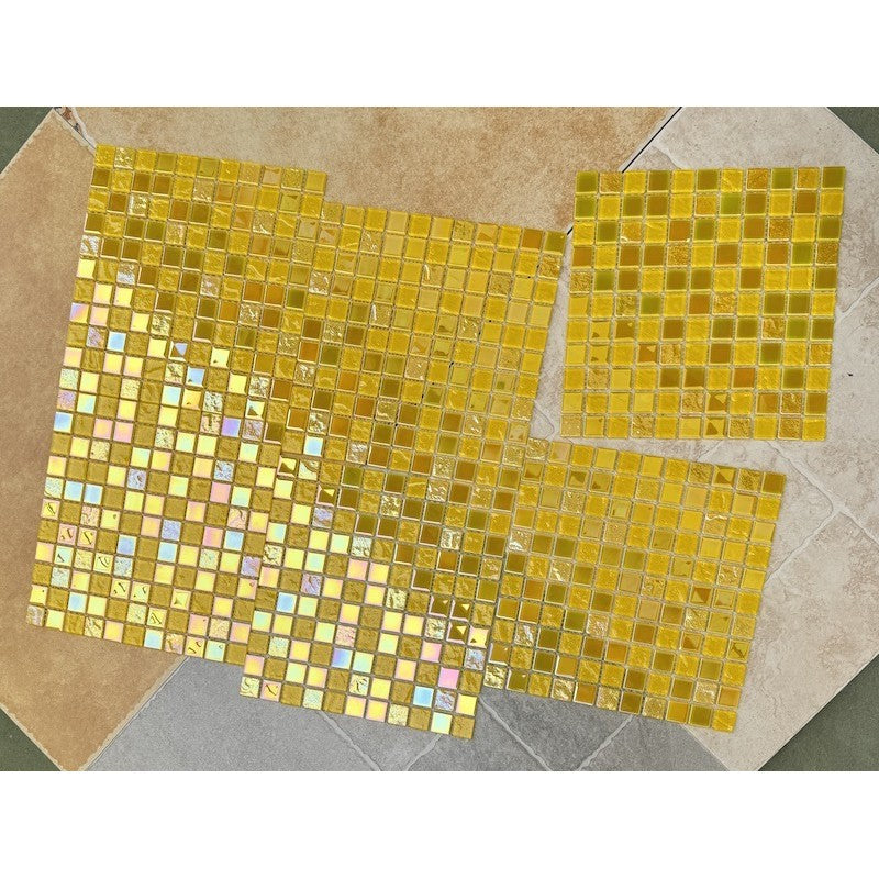 Gạch mosaic thủy tinh lấp lánh MH 7020 - Daisan Mart