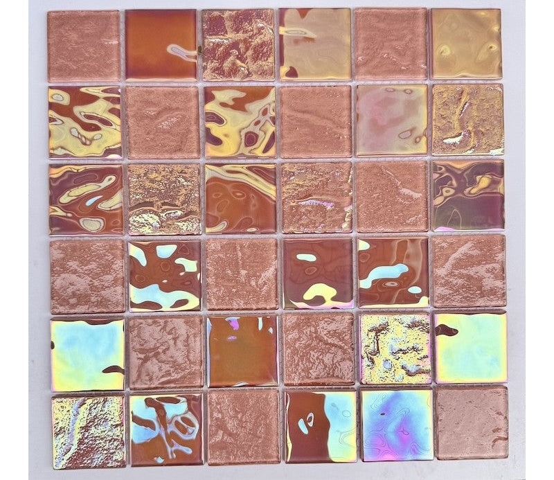 Gạch mosaic thủy tinh lấp lánh MH 7023 - Daisan Mart
